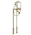 Rubinet 3FRVC Floor Mount Tub Filler With Hand Held Shower