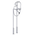 Rubinet 3FRVC Floor Mount Tub Filler With Hand Held Shower