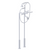 Rubinet 3FRVL Floor Mount Tub Filler With Hand Held Shower