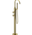 Rubinet 3GGLC Floor Mount Tub Filler With Hand Held Shower, Lasalle Spout