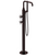 Rubinet 3GGNC Floor Mount Tub Filler With Hand Held Shower