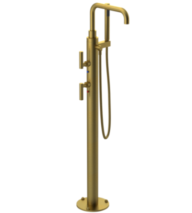 Rubinet 3GGNL Floor Mount Tub Filler with Hand Held Shower - Parent