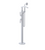 Rubinet 3GHOL Floor Mount Tub Filler with Hand Held Shower