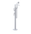 Rubinet 3GHOL Floor Mount Tub Filler with Hand Held Shower