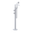 Rubinet 3GHOR Floor Mount Tub Filler With Hand Held Shower