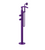 Rubinet 3GHOR Floor Mount Tub Filler With Hand Held Shower