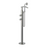 Rubinet 3GHOR Floor Mount Tub Filler With Hand Held Shower