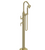 Rubinet 3GLAL Floor Mount Tub Filler With Hand Held Shower