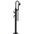 Rubinet 3GLAL Floor Mount Tub Filler With Hand Held Shower