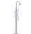 Rubinet 3GLAL Floor Mount Tub Filler With Hand Held Shower