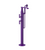 Rubinet 3GMQL Floor Mount Tub Filler With Hand Held Shower