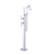 Rubinet 3GMQL Floor Mount Tub Filler With Hand Held Shower