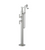 Rubinet 3GMQL Floor Mount Tub Filler With Hand Held Shower
