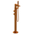 Rubinet 3GRSQ Floor Mount Tub Filler With Hand Held Shower
