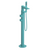 Rubinet 3GRSQ Floor Mount Tub Filler With Hand Held Shower