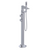 Rubinet 3GRSQ Floor Mount Tub Filler With Hand Held Shower