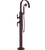 Rubinet 3GRTL Floor Mount Tub Filler with Hand Held Shower