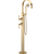 Rubinet 3GRTL Floor Mount Tub Filler with Hand Held Shower
