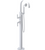 Rubinet 3GRTL Floor Mount Tub Filler with Hand Held Shower