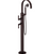 Rubinet 3GRTL Floor Mount Tub Filler with Hand Held Shower