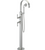 Rubinet 3GRTL Floor Mount Tub Filler with Hand Held Shower