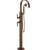Rubinet 3GRTL Floor Mount Tub Filler with Hand Held Shower