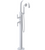 Rubinet 3GRTL Floor Mount Tub Filler with Hand Held Shower