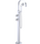 Rubinet 3GRTQ Floor Mount Tub Filler with Hand Held Shower