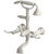 Rubinet 3WETL Wall Mount Tub Filler With Hand Held Shower