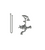 Rubinet 3WHXC Wall Mount Tub Filler With Hand Held Shower