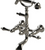 Rubinet 3WRML Wall Mount Tub Filler With Hand Held Shower