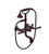Rubinet 3WRVL Wall Mount Tub Filler With Hand Held Shower