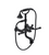 Rubinet 3WRVL Wall Mount Tub Filler With Hand Held Shower
