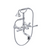 Rubinet 3WRVL Wall Mount Tub Filler With Hand Held Shower