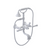 Rubinet 3WRVL Wall Mount Tub Filler With Hand Held Shower