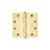 Emtek 96225 9600 Brass Hinge , HD , 1/4"RdCr , 4.5x4.5" - Parent