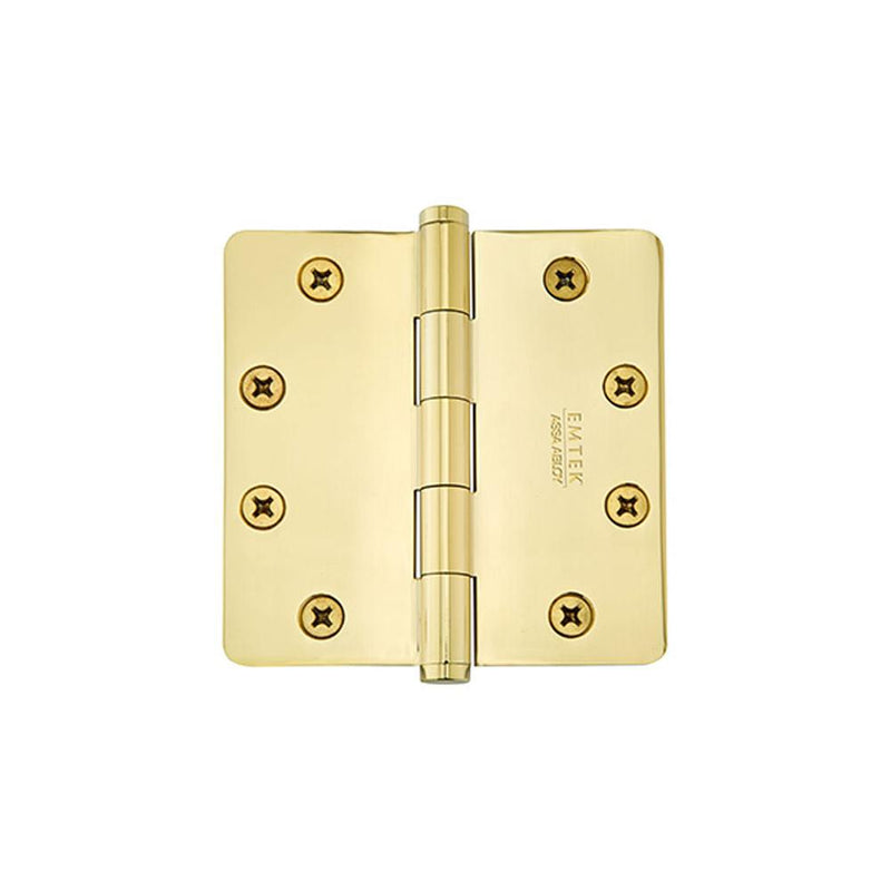 Emtek 96224 9600 Brass Hinge , HD , 1/4"RdCr , 4x4" - Parent
