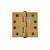 Emtek 96215 9600 Brass Hinge , HD , SqCr , 4.5x4.5" - Parent