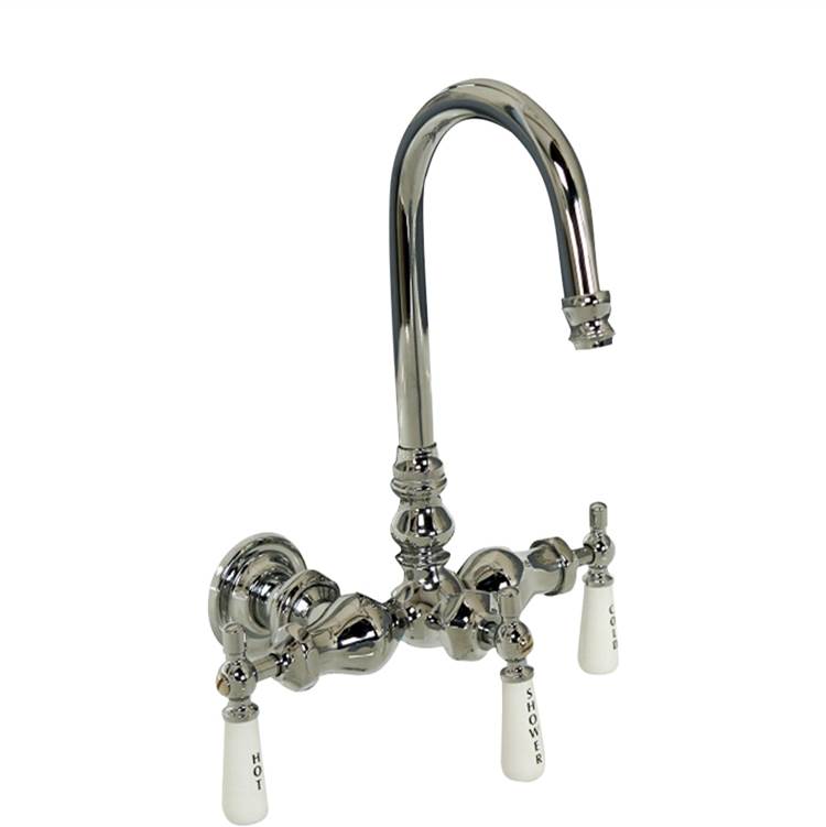 Barclay 4001-PL Leg Tub Diverter With Porcelain Lever Holders Cast Iron Tub - Parent