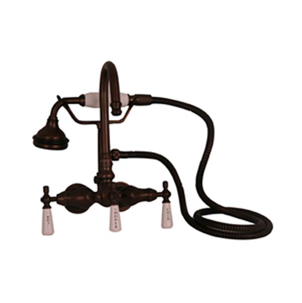 Barclay 4022-PL Hand Shower Faucet With Code Spout Porc Holders