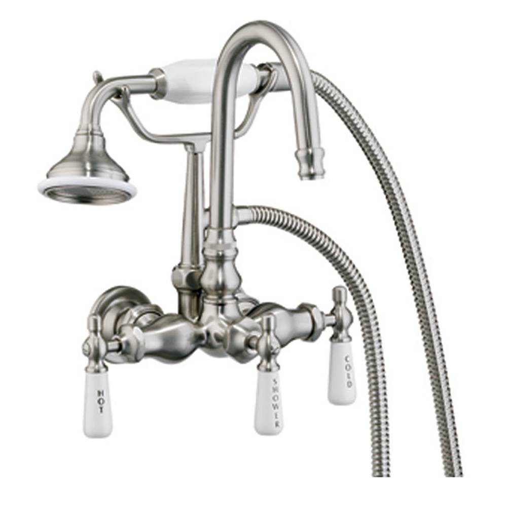 Barclay 4022-PL Hand Shower Faucet With Code Spout Porc Holders