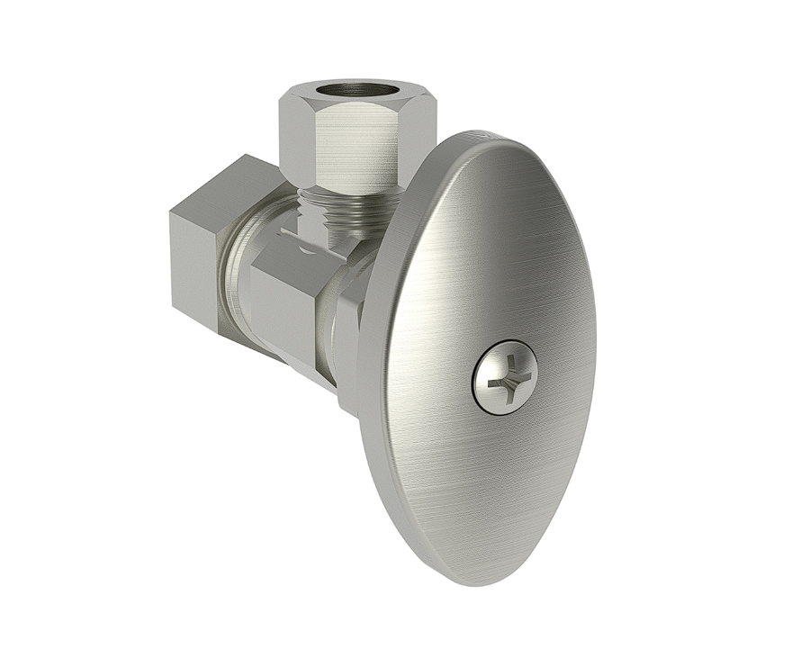 Newport Brass 403 Brasstech Angle Valve, 1/2" Compression
