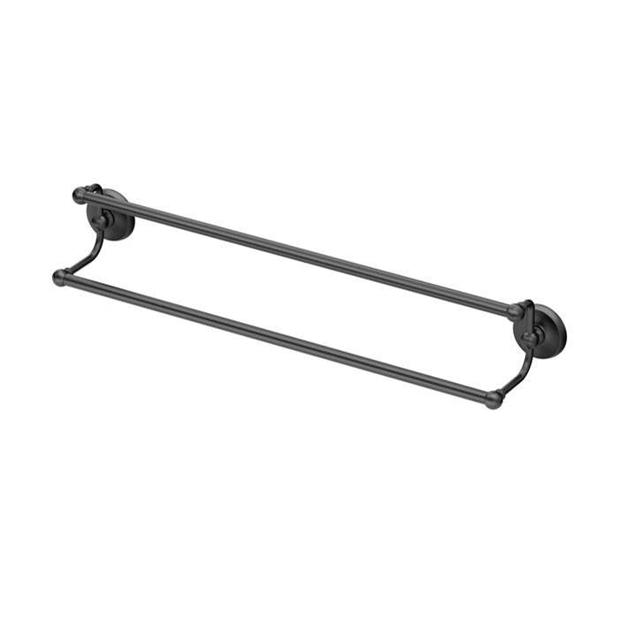 Gatco Modern Farmhouse 24 L Double Towel Bar