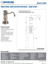 Load image into Gallery viewer, Waterstone 5100-2 Traditional The Wheel Pull Down Kitchen Faucet 2pc. Suite