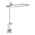 Barclay 4063-PL Elephant Spout Shower Riser Shower head Lever Holder