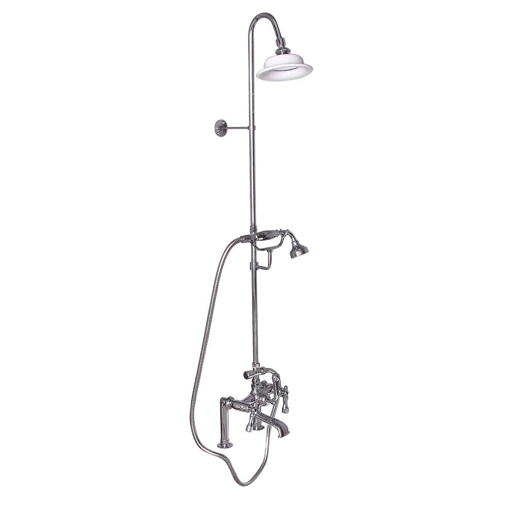Barclay 4064-ML Elephant Spout Riser Shower HeadHand Shower Metal Lever Holders - Parent