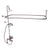 Barclay 4065-MC Elephant Spout Shower Unit Riser Shower Head Hand Shower Cross Holder - Parent