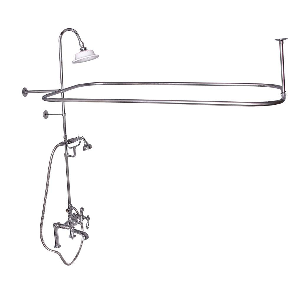 Barclay 4065-ML Elephant Spout Shower Unit Riser Shower Head Hand Shower Lever Holder