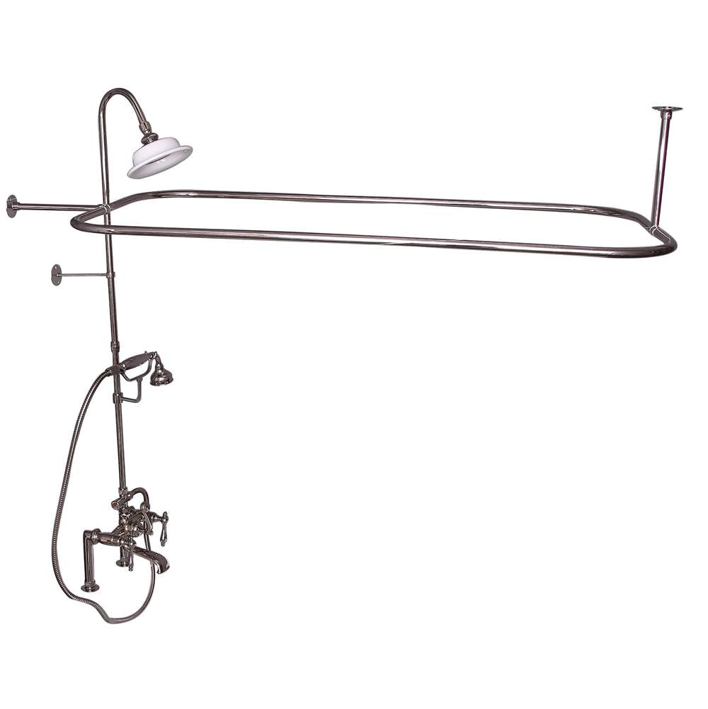 Barclay 4065-ML Elephant Spout Shower Unit Riser Shower Head Hand Shower Lever Holder