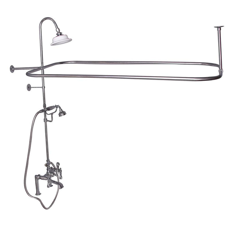 Barclay 4065-ML2 Elephant Spout Shower Unit Riser Shower Head Hand Shower Lever Holder